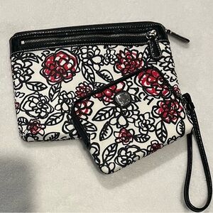 🎉COACH🎉 Poppy Floral Graffiti Bag and Wristlet